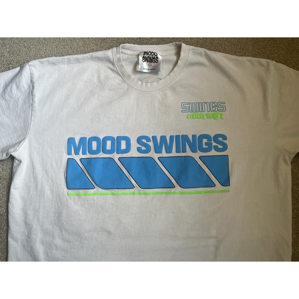 Mood Swings T Shirt Not In The Mood Swings Motor Sports White XXL - Picture 7 of 16
